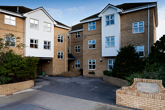 Silverpoint Court Care Home on Canvey Island Silverpoint Court Care Home on Canvey Island, outside building