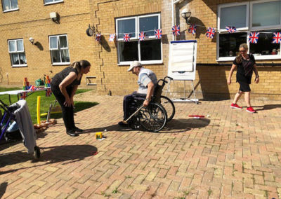 Sports day at Silverpoint Court Residential Care Home 1