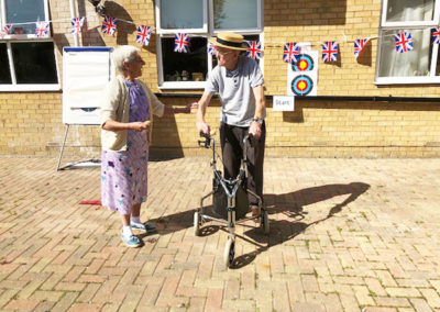 Sports day at Silverpoint Court Residential Care Home 2
