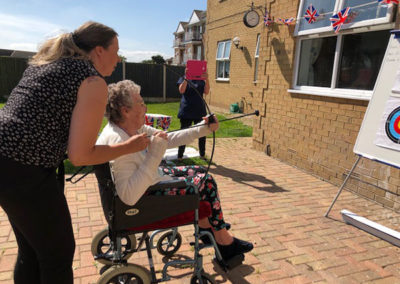 Sports day at Silverpoint Court Residential Care Home 6