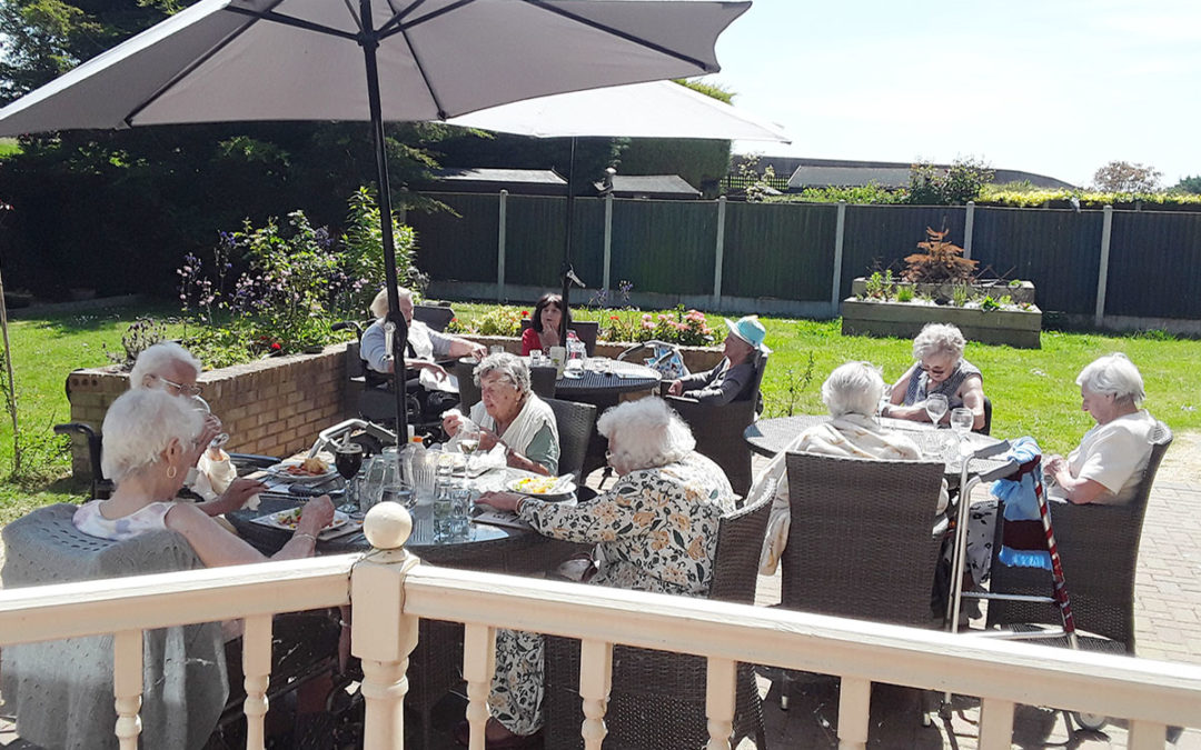 Fine dining and dominoes at Silverpoint Court Residential Care Home