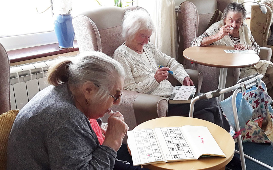 Bingo Friday at Silverpoint Court Residential Care Home