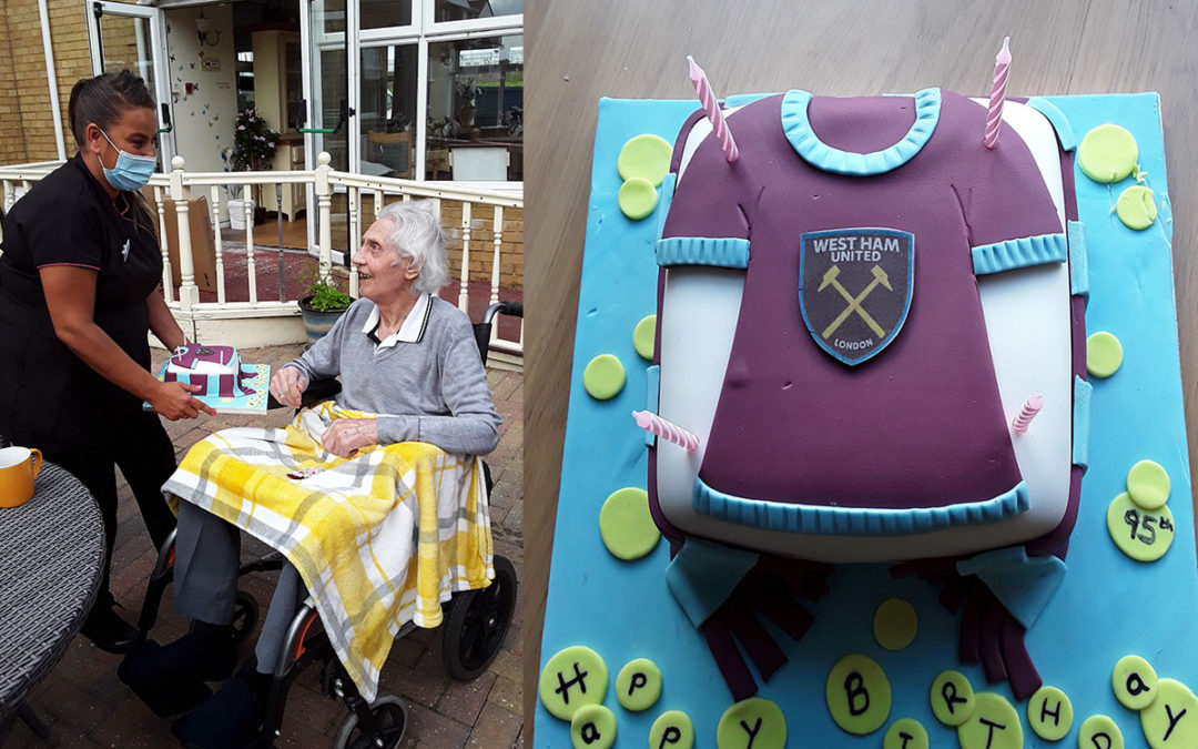 Birthday wishes to Ron at Silverpoint Court Residential Care Home