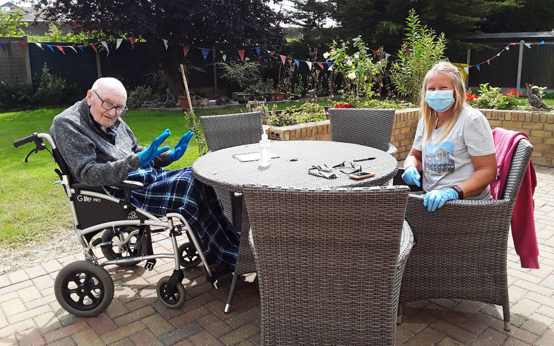 Residents reunited with loved ones at Silverpoint Court Residential Care Home