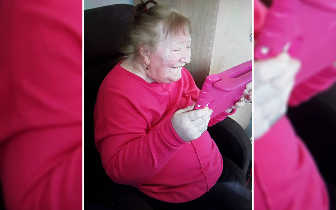 Zooming at Silverpoint Court Residential Care Home