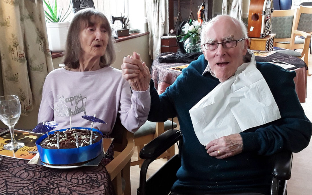 Many happy returns to Alan at Silverpoint Court Residential Care Home