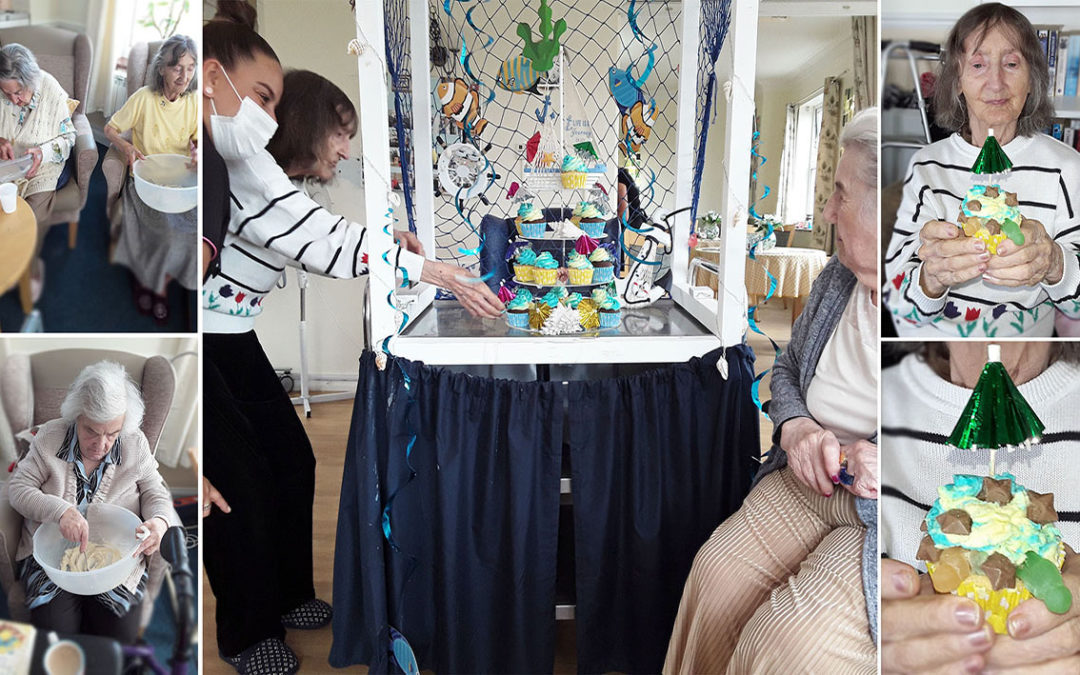Silverpoint Court Residential Care Home creates seaside Showstopper Cupcakes