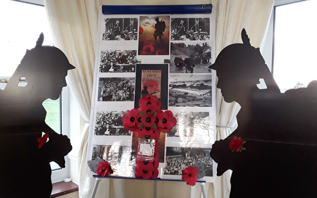 Remembrance Day at Silverpoint Court Residential Care Home