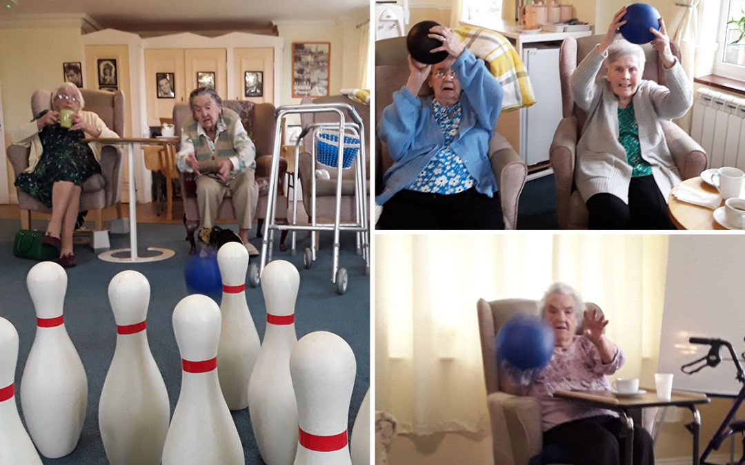 Silverpoint Court Residential Care Home residents enjoy bowling and bingo