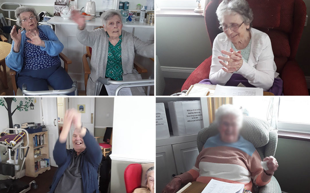 The Daily Sparkle and 60s music at Silverpoint Court Residential Care Home