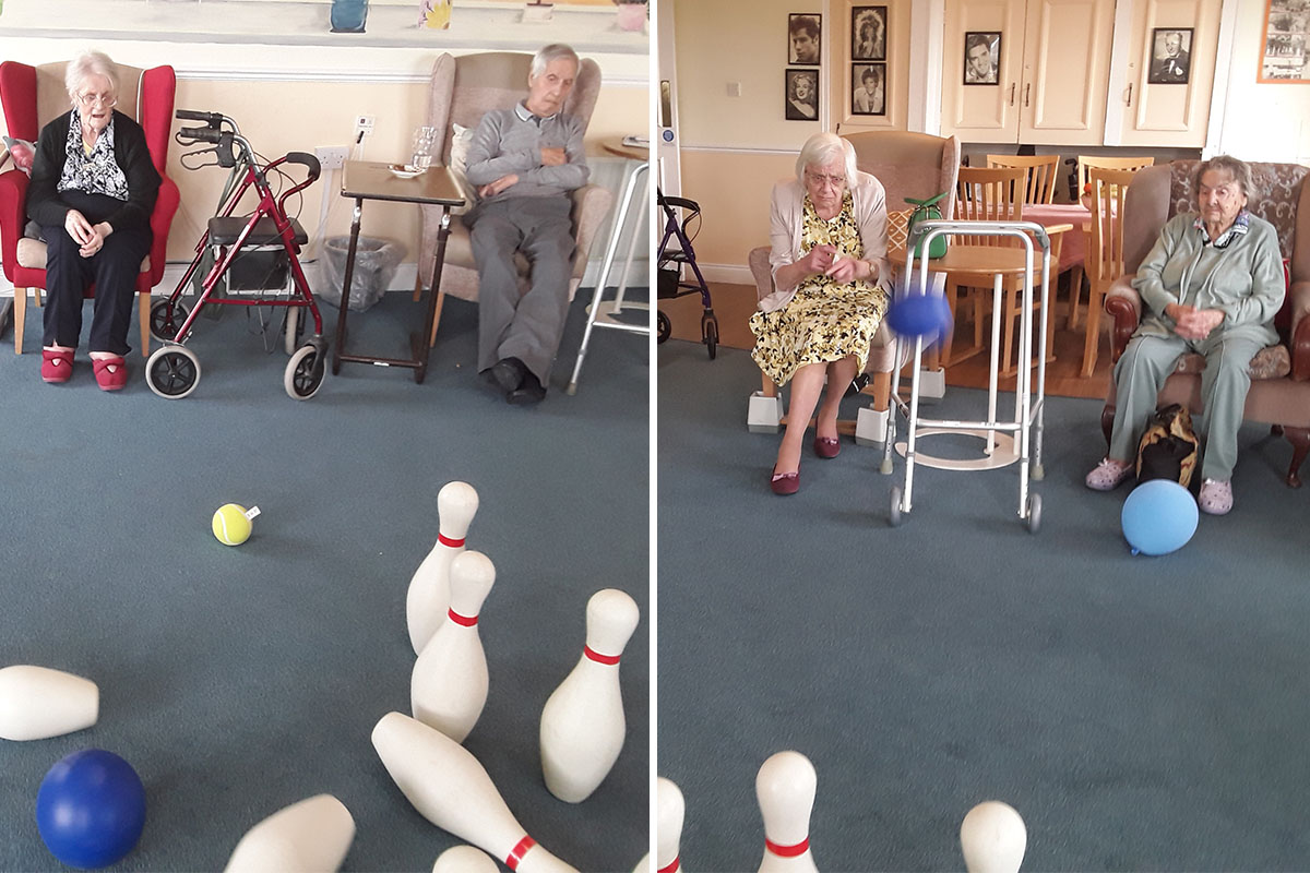 Target games at Silverpoint Court Residential Care Home