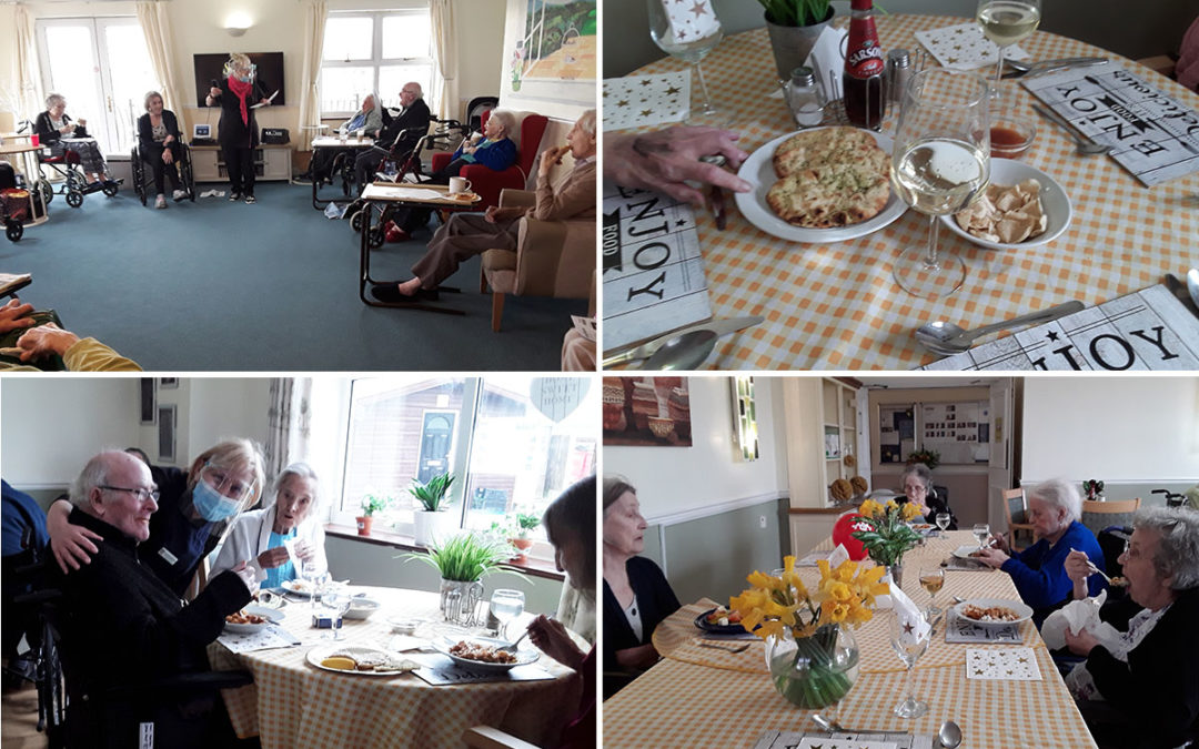 Silverpoint Court Residential Care Home residents enjoy Indian themed day