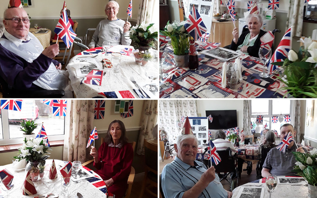 Celebrating VE Day at Silverpoint Court Residential Care Home