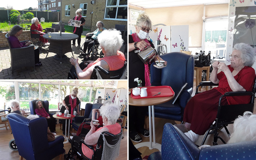 Holiday memories and afternoon tea at Silverpoint Court Residential Care Home