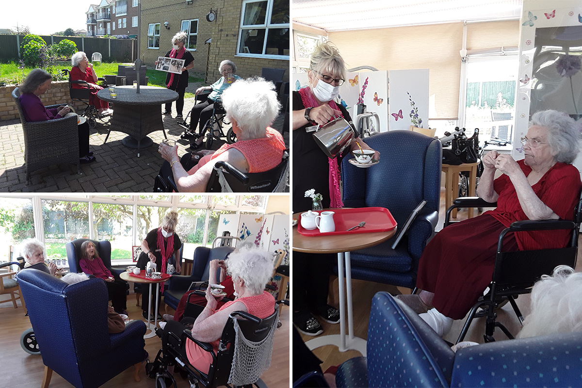 Holiday memories and afternoon tea at Silverpoint Court Residential Care Home