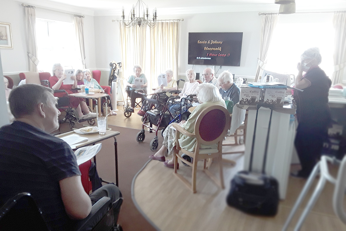 Coffee morning and quiz at Silverpoint Residential Care Home