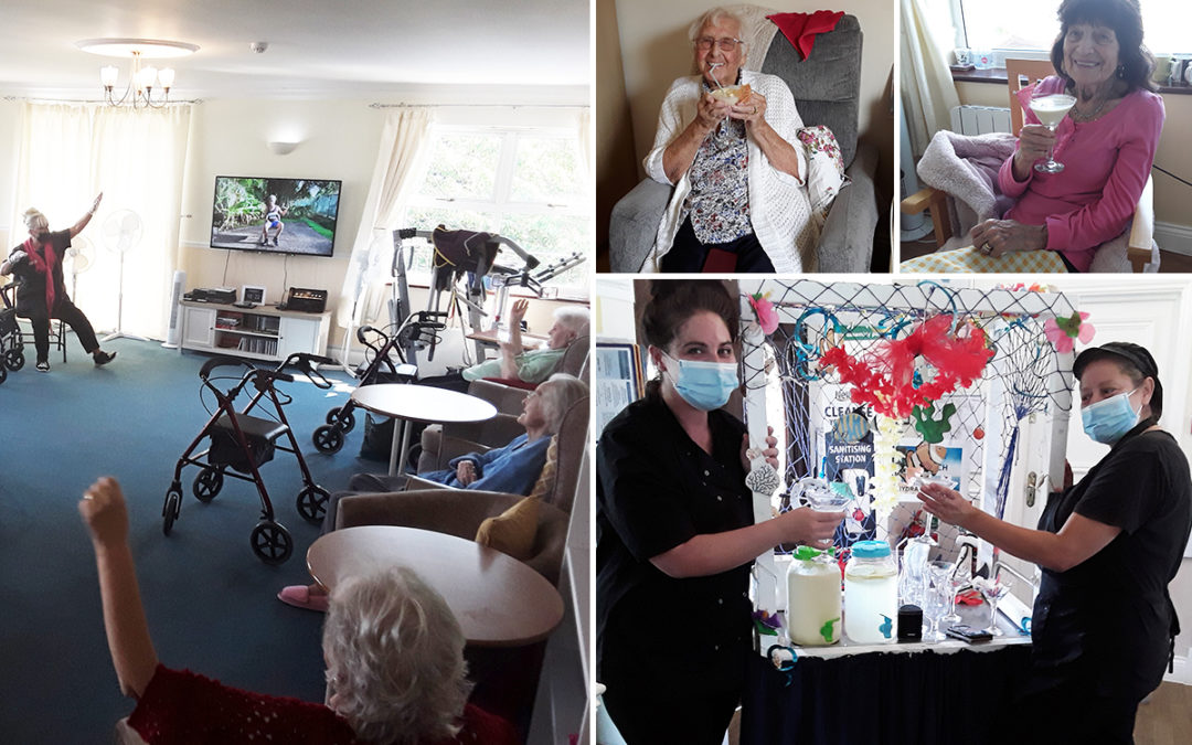 Homemade lemonade and Zumba at Silverpoint Court Residential Care Home
