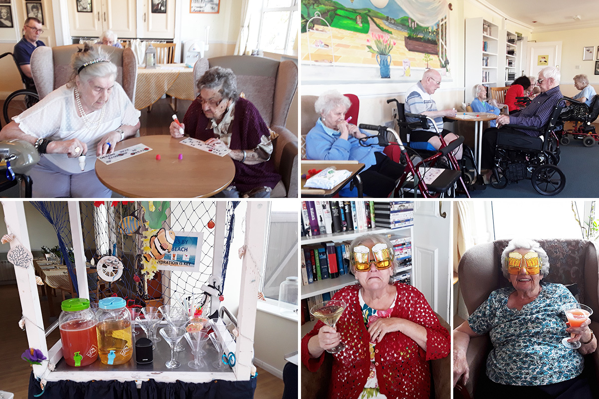 Fruit punch and bingo at Silverpoint Court Residential Care Home
