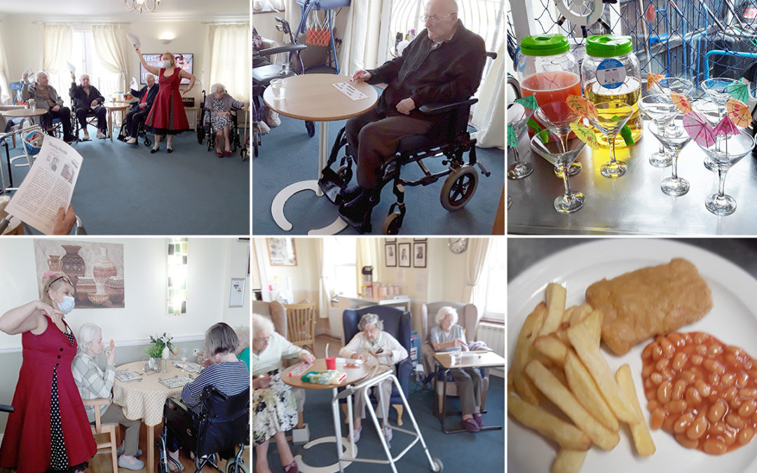 Fancy fifties and fruit cocktails at Silverpoint Court Residential Care Home