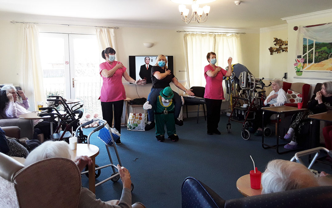 Silverpoint Court Residential Care Home residents and staff have got the moves