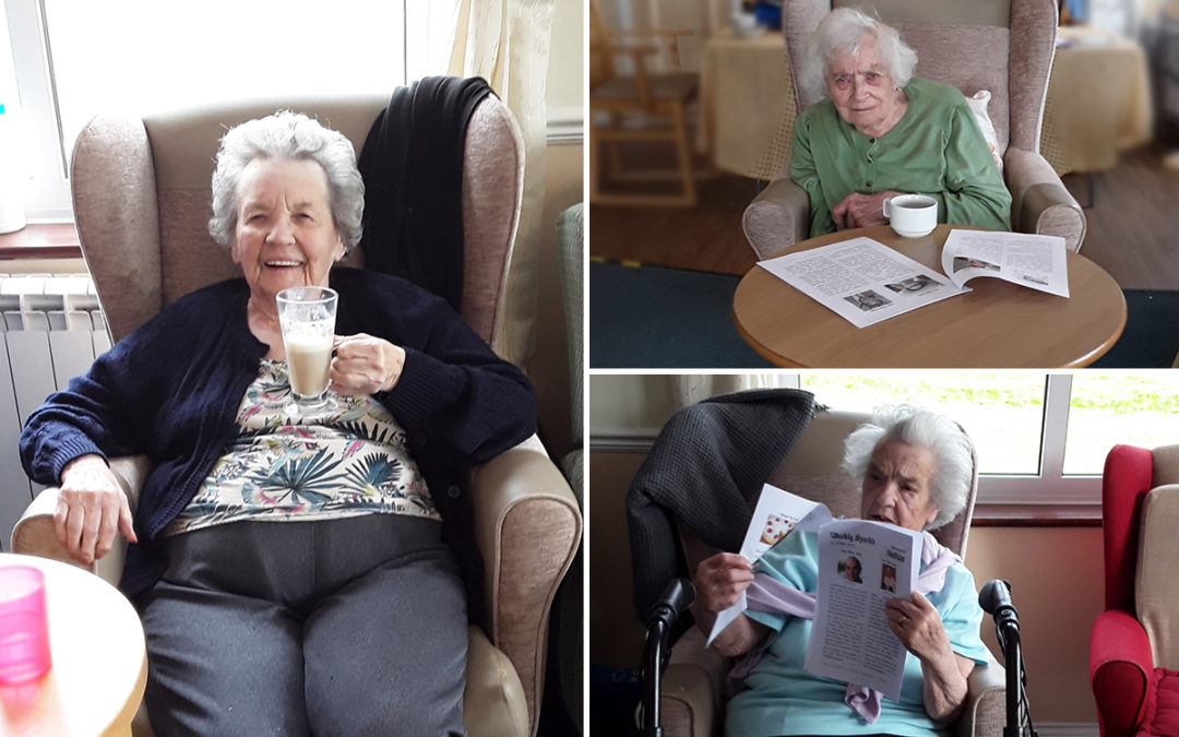 Coffee morning with bingo and films at Silverpoint Court Residential Care Home
