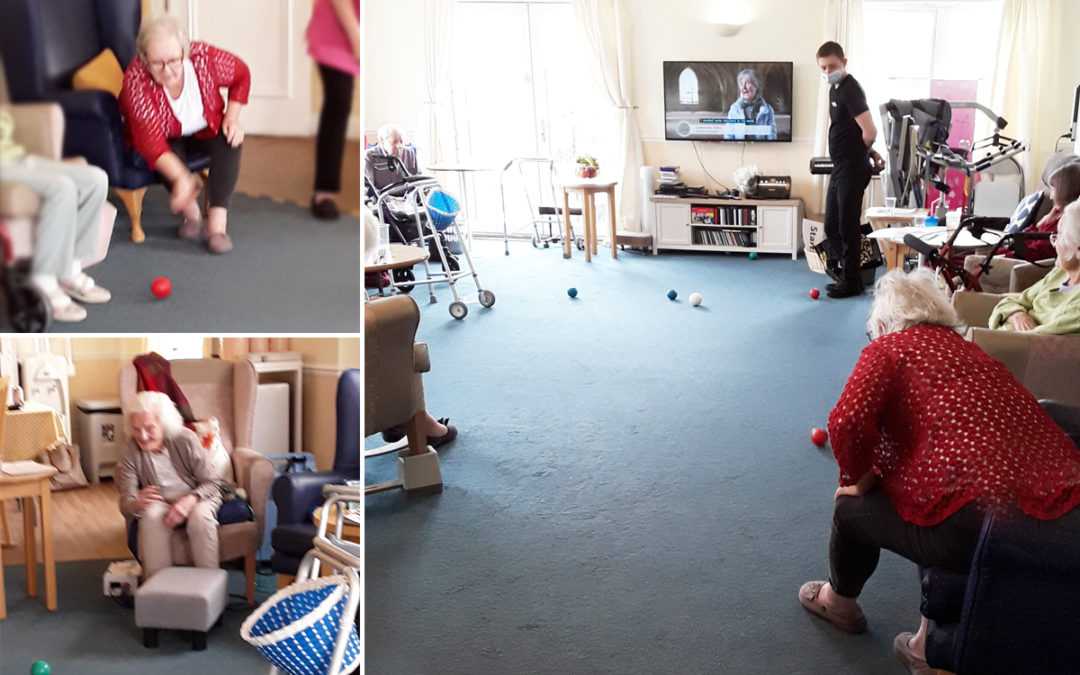 Quizzes and bowling fun at Silverpoint Court Residential Care Home