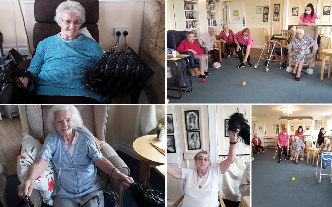 Quizzes and bowls at Silverpoint Court Residential Care Home