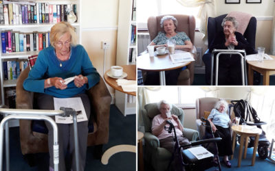Silverpoint Court Residential Care Home residents enjoy discussing Sparkle topics