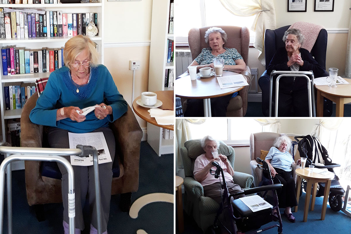 Silverpoint Court Residential Care Home residents enjoy discussing Sparkle topics
