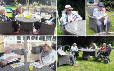 Sunshine and fun at Silverpoint Court Residential Care Home