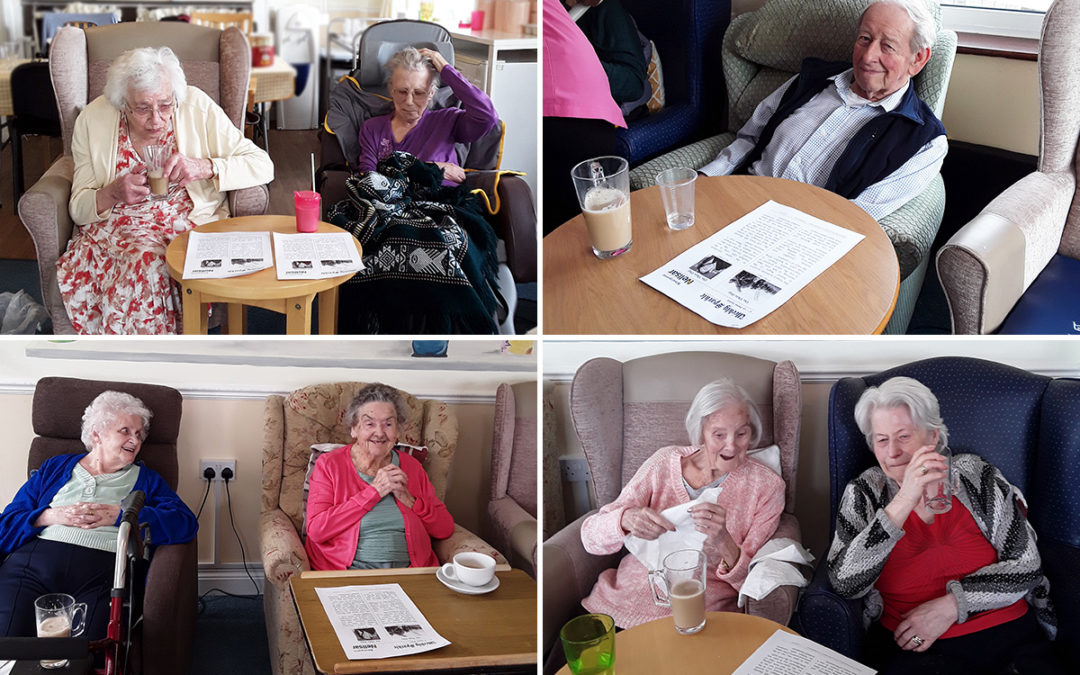 Sparkle debates and quizzes at Silverpoint Court Residential Care Home