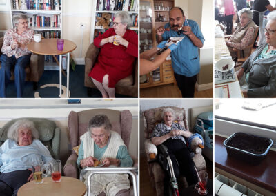World Chocolate Day and keeping hydrated at Silverpoint Court Residential Care Home
