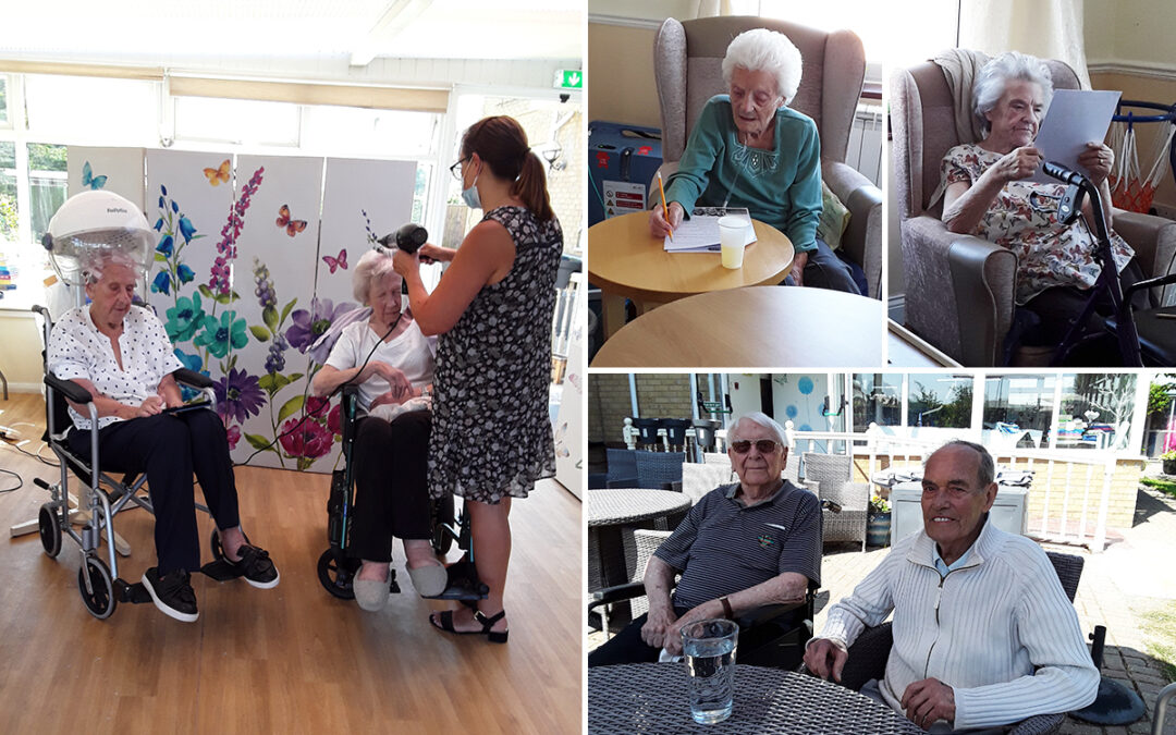 Quizzes and pampering at Silverpoint Court Residential Care Home