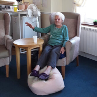 Tai Chi exercises at Silverpoint Court Residential Care Home