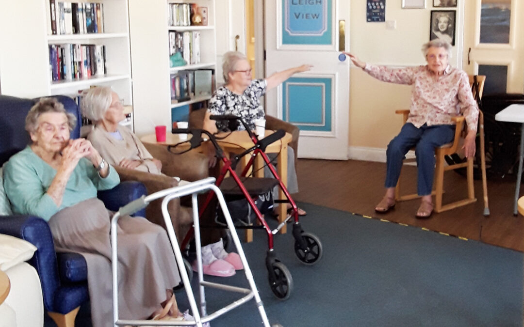 Trying Tai Chi at Silverpoint Court Residential Care Home