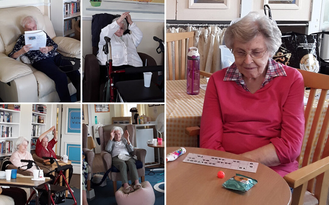 Coffee and quizzes at Silverpoint Court Residential Care Home