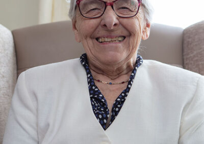 One of our ladies here at Silverpoint Court