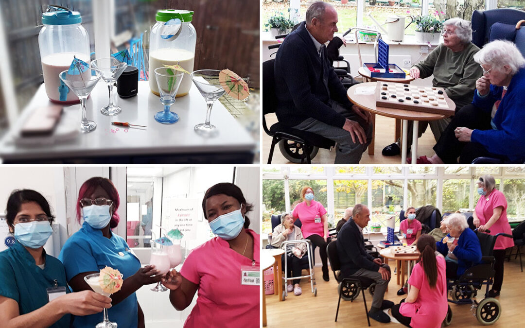 Milkshakes and more at Silverpoint Court Residential Care Home