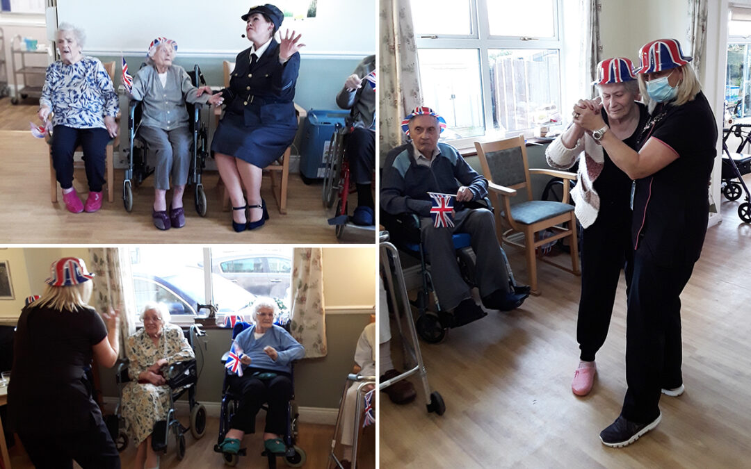 Remembrance with music at Silverpoint Court Residential Care Home