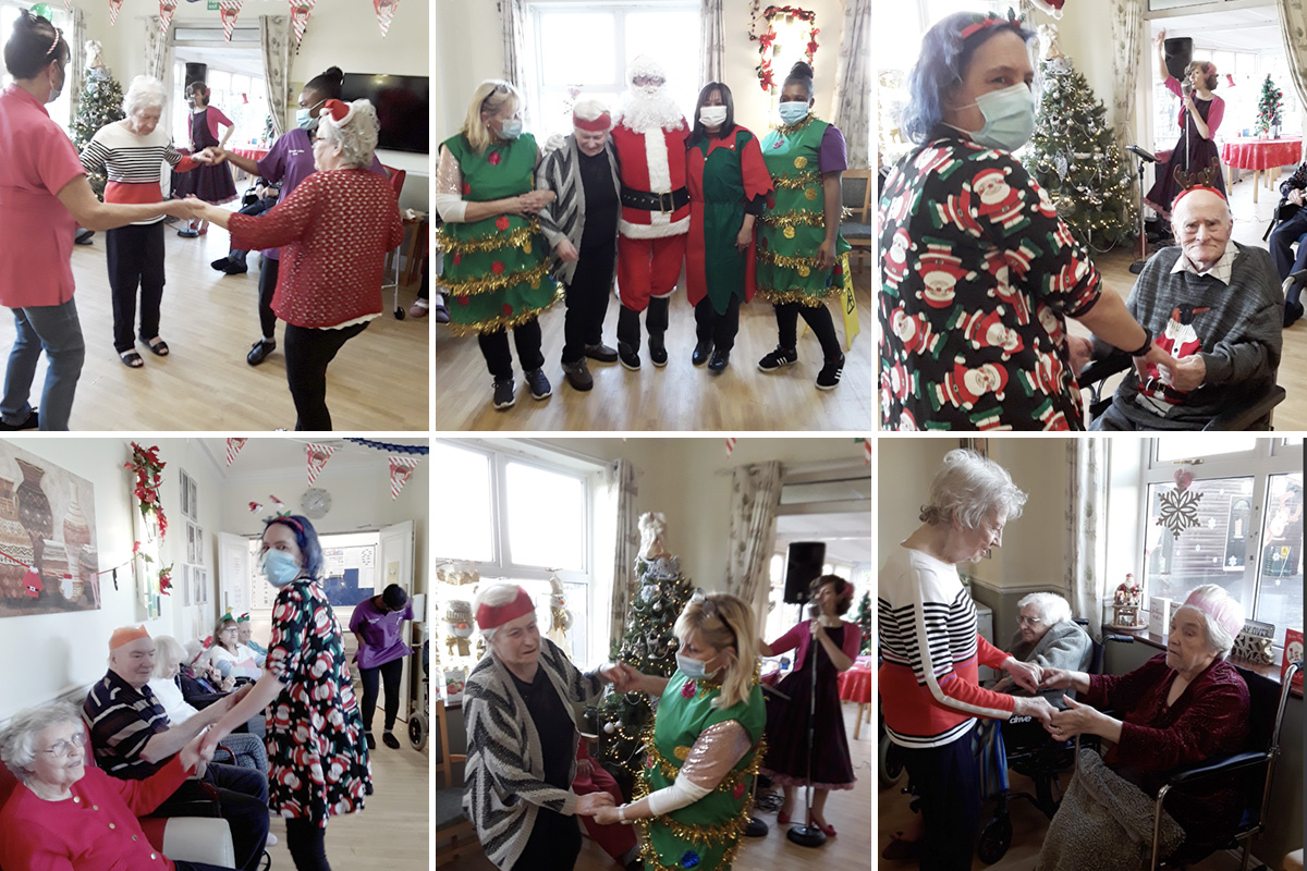 Christmas party fun at Silverpoint Court Residential Care Home