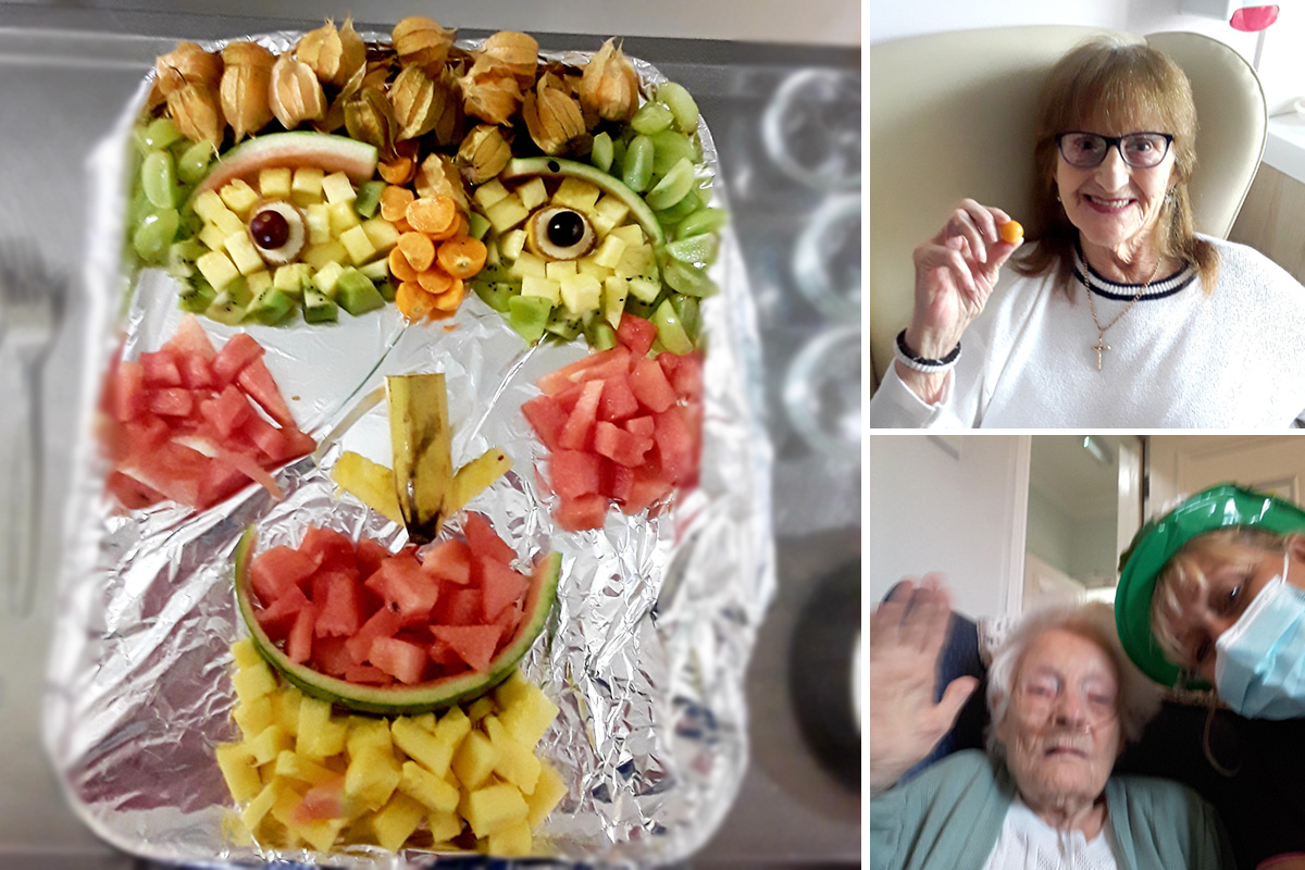Fruity fun at Silverpoint Court Residential Care Home