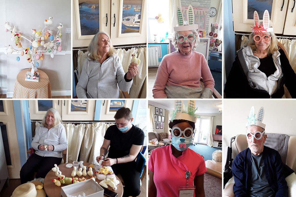 Easter fun and crafts at Silverpoint Court Residential Care Home