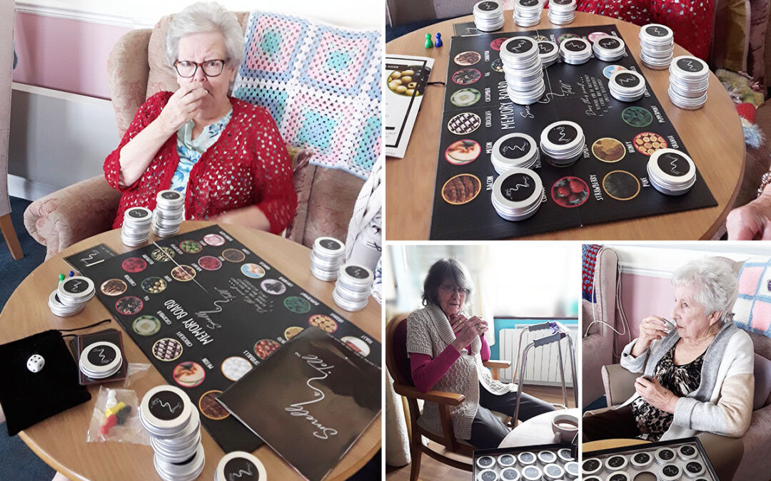 Sensory game fun at Silverpoint Court Residential Care Home