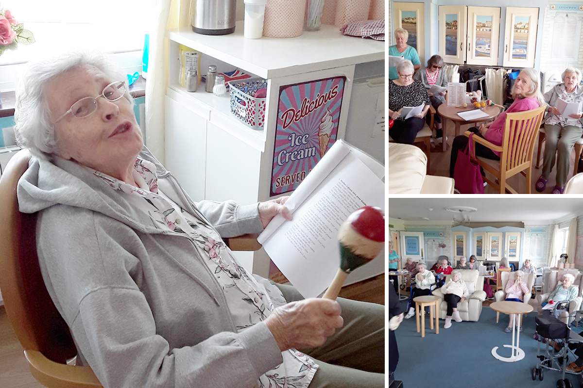 Singalong at Silverpoint Court Residential Care Home