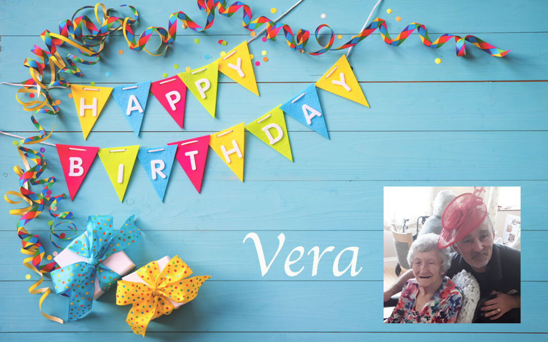 French themed birthday wishes for Vera at Silverpoint Court Residential Care Home