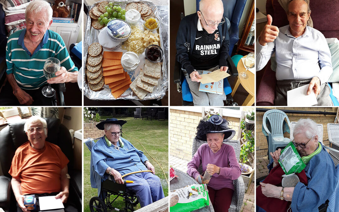 Fathers Day celebrations at Silverpoint Court Residential Care Home
