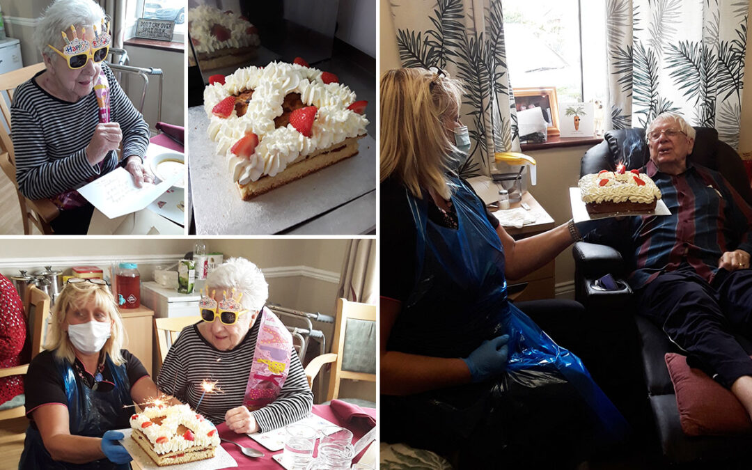 Two birthdays at Silverpoint Court Residential Care Home