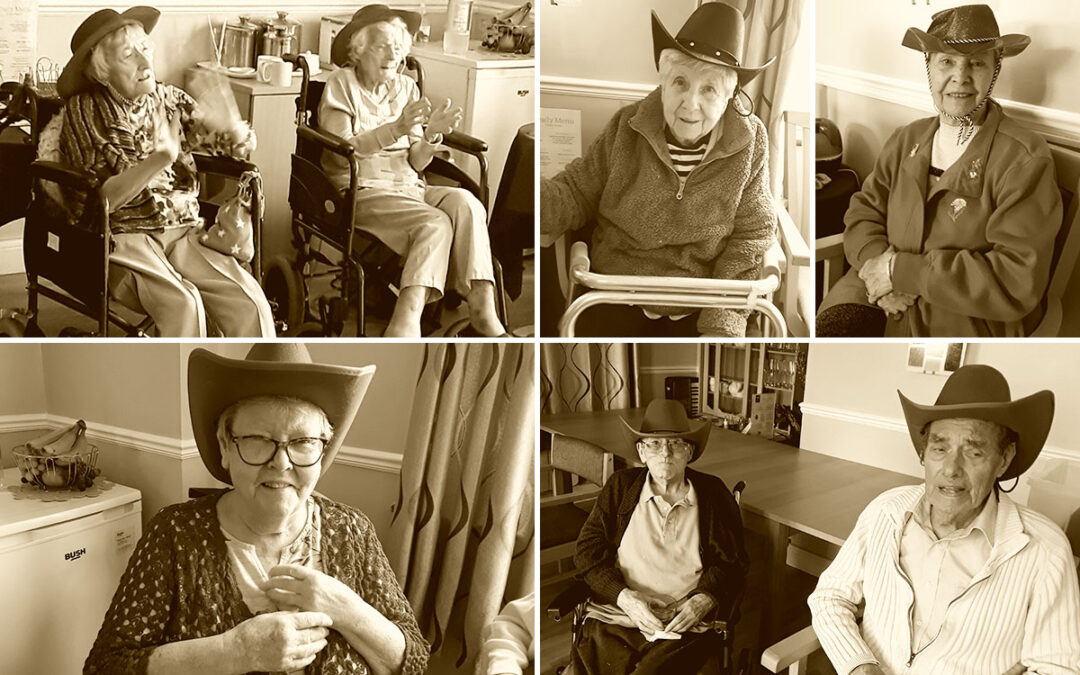Cowboy Day entertainments at Silverpoint Court Residential Care Home