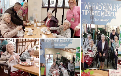Silverpoint Court Residential Care Home take trip to the Tiptree Tea Rooms