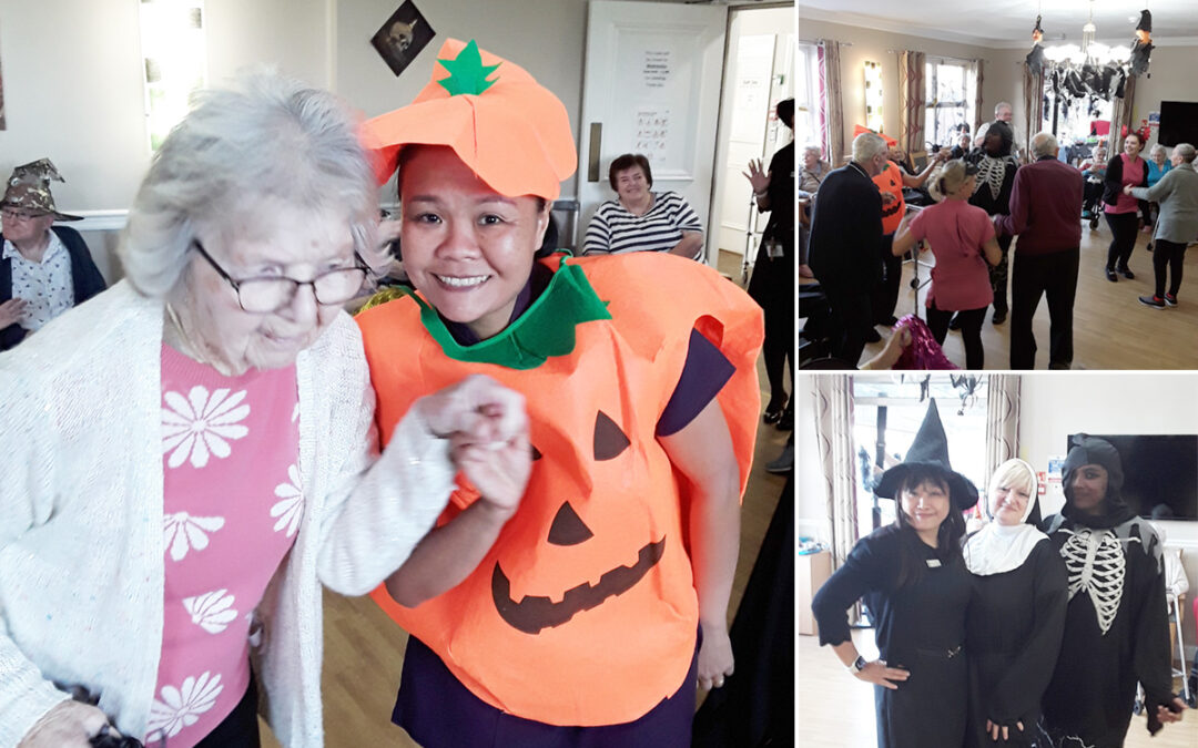 Halloween party at Silverpoint Court Residential Care Home